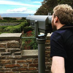 Telescope at the Gardens of Mey