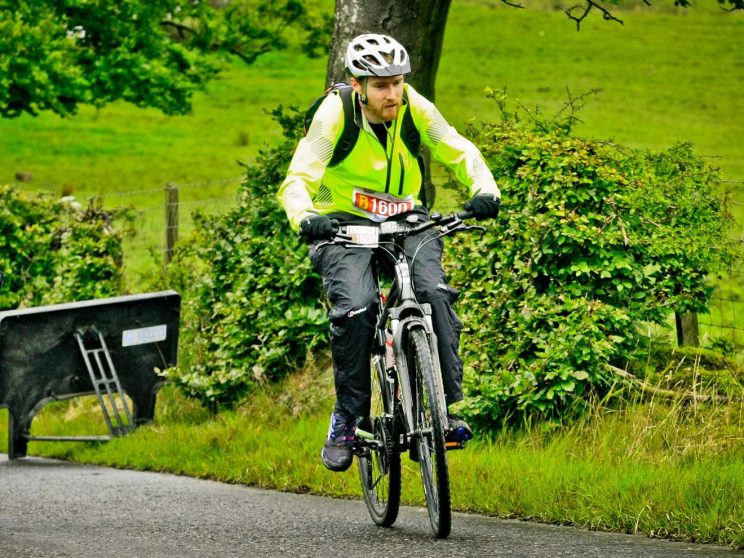 Me at Babbithill during Pedal for Scotland