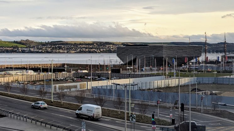 View of V&A Dundee
