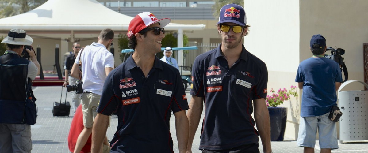 Daniel Ricciardo and Jean-Éric Vergne