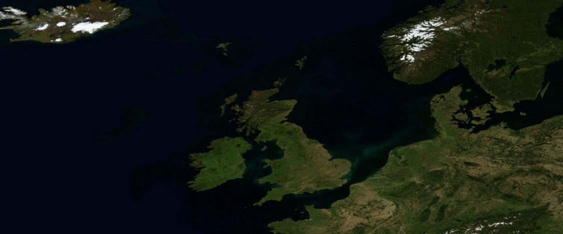 Scotland, Britain and Europe from space