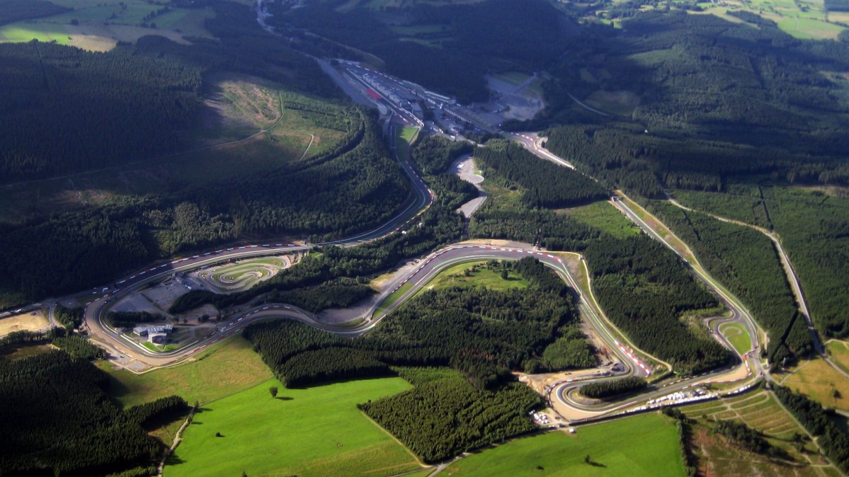 Circuit de Spa-Francorchamps from the air (photo by Nathanael Majoros)