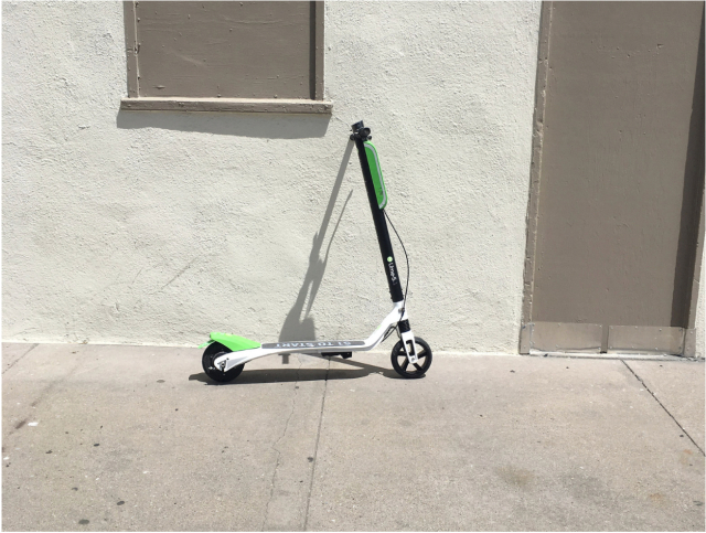 Electric scooter in San Francisco