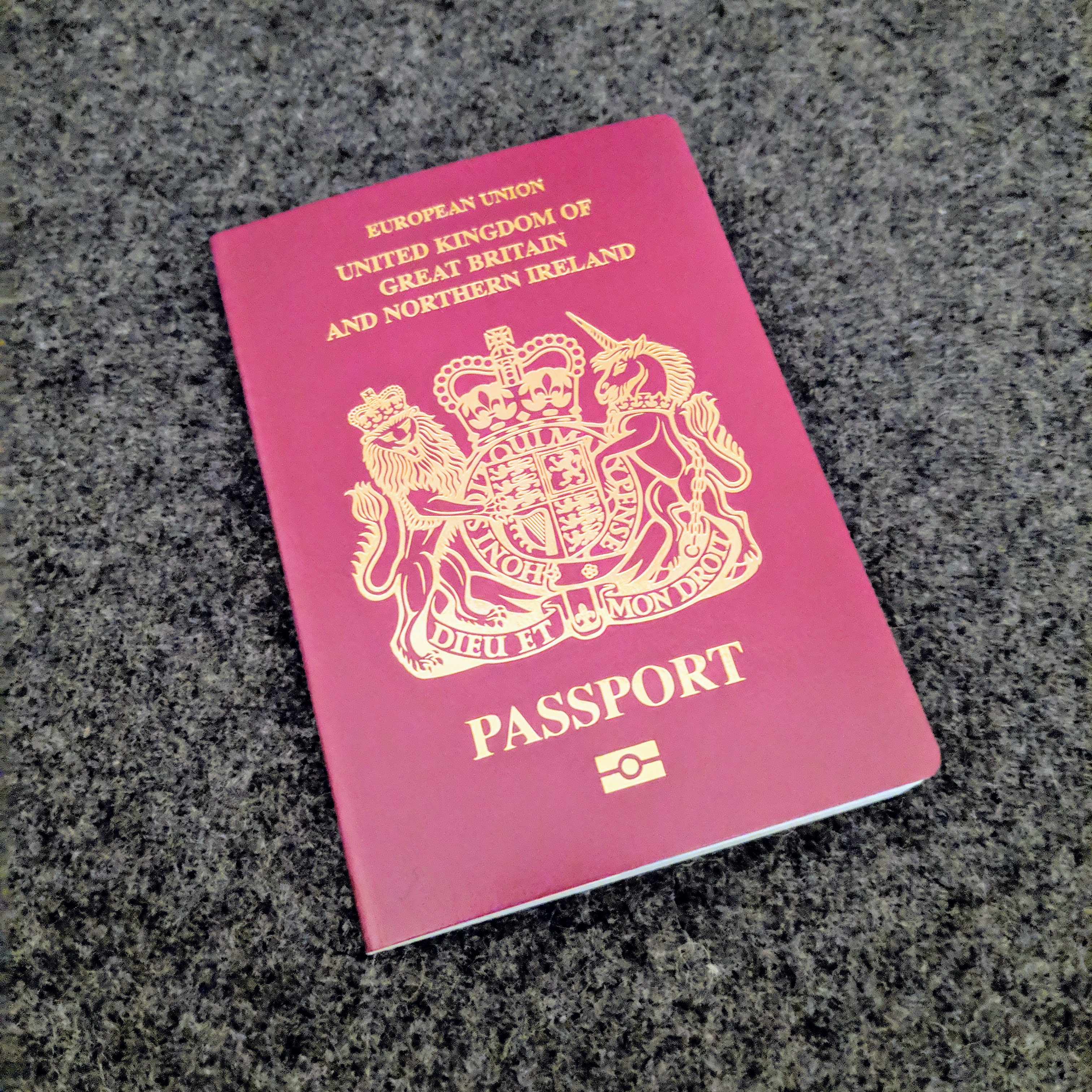 Burgundy European Union passport