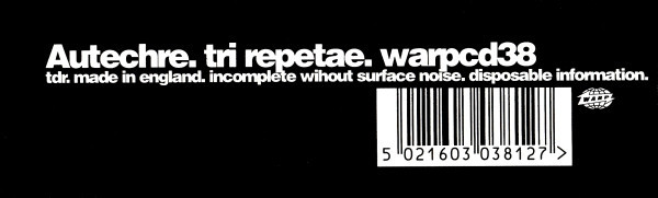 Tri Repetae: "Incomplete without surface noise."
