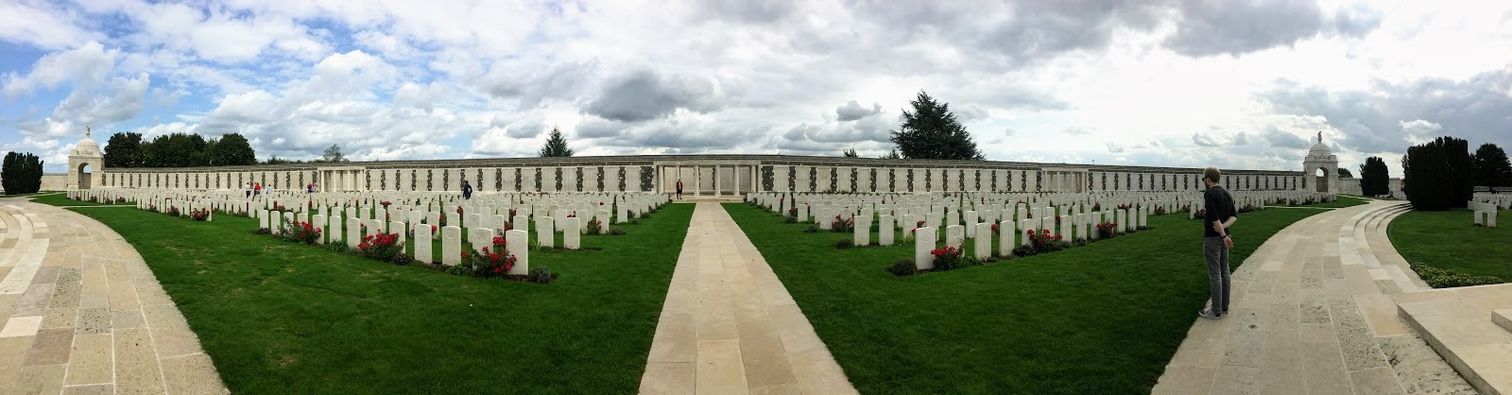 Panorama of Tyne Cot Cemetery