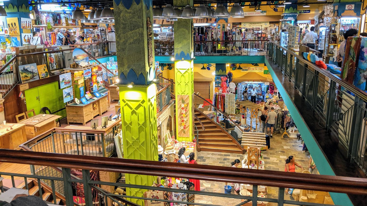 Indoor market in Port Louis