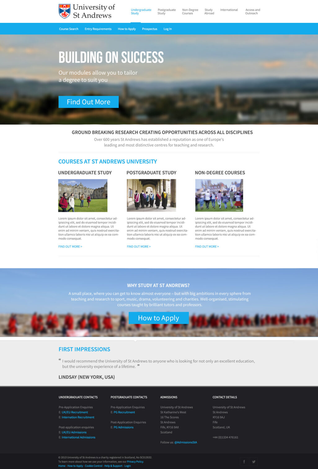 Screenshot of September 2013 mockup