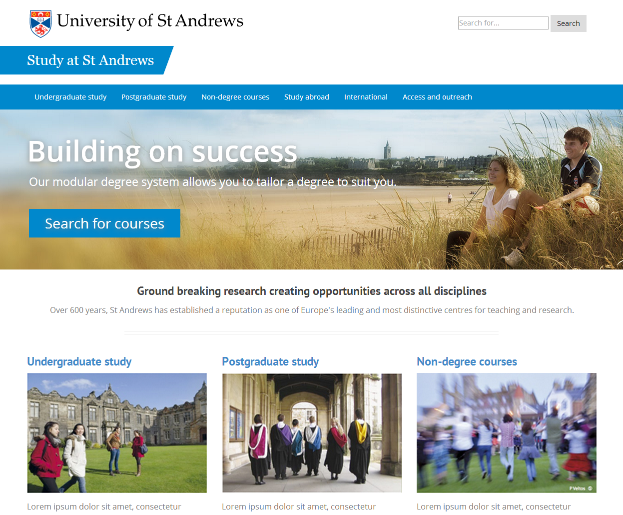 Screenshot of mid December 2013 mockup
