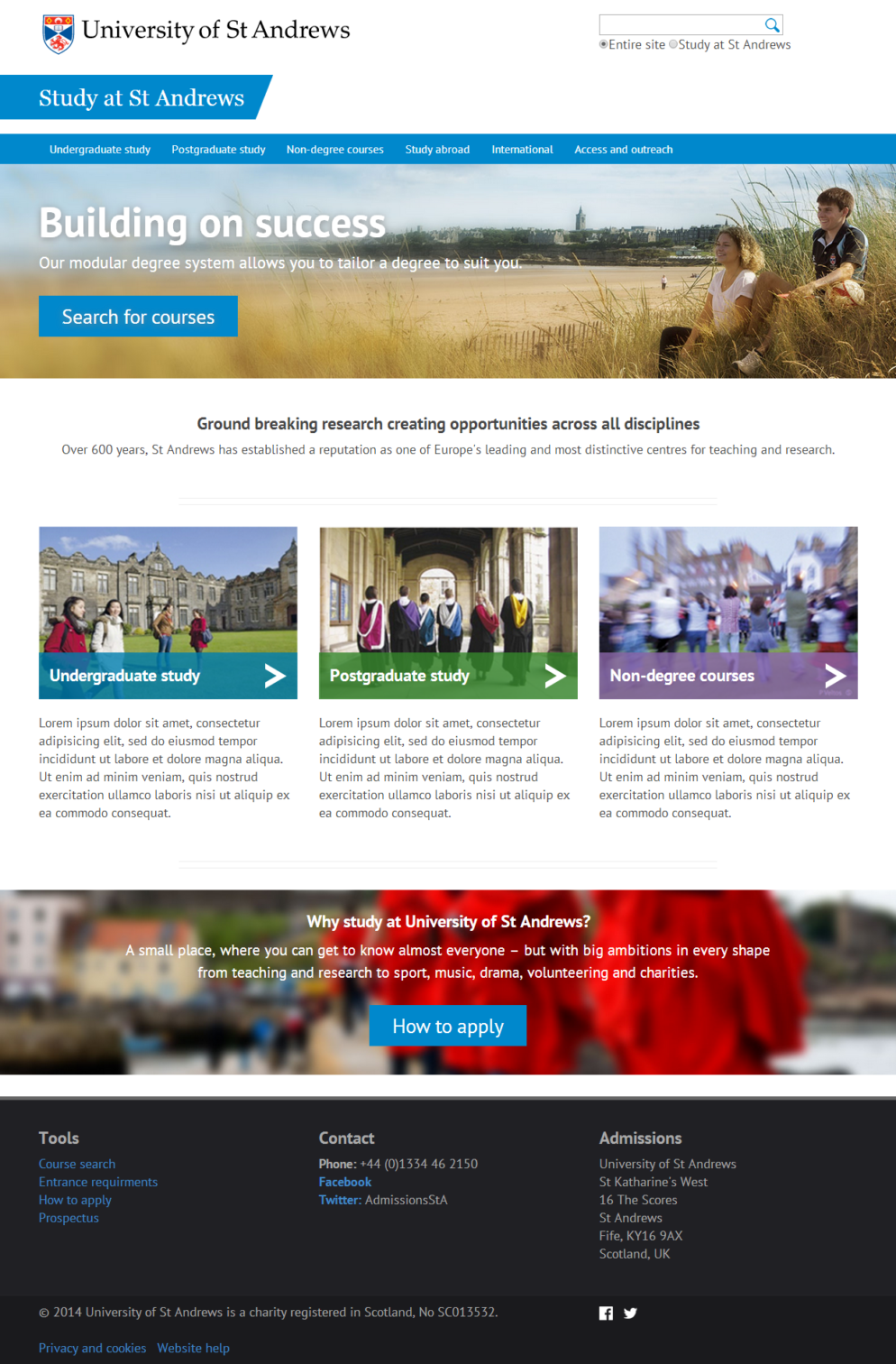 Screenshot of late January concept